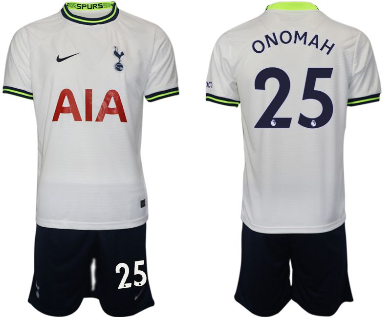 Men 2022-2023 Club Tottenham Hotspur home white #25 Soccer Jersey->tottenham jersey->Soccer Club Jersey
